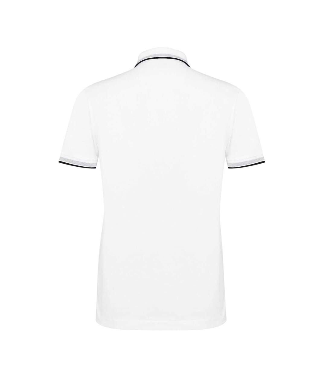 Polo Motif/style Rayure Contrastée Sur Bord Paddy Homme Blanc Boss-2