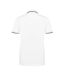 Polo Motif/style Rayure Contrastée Sur Bord Paddy Homme Blanc Boss-2