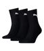 Puma Unisex Adult Crew Socks (Pack of 3) (Black) - UTRD256-2
