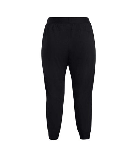 Womens/ladies Rival Woven High Rise Jogging Bottoms Black Under Armour