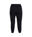 Womens/ladies Rival Woven High Rise Jogging Bottoms Black Under Armour-3