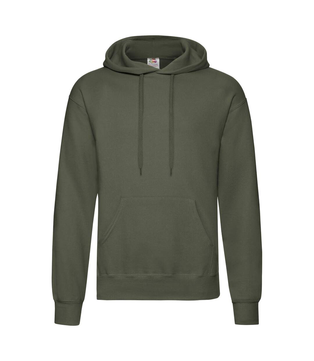 Sweat À Capuche Classic Homme Olive Classique Fruit Of The Loom-1