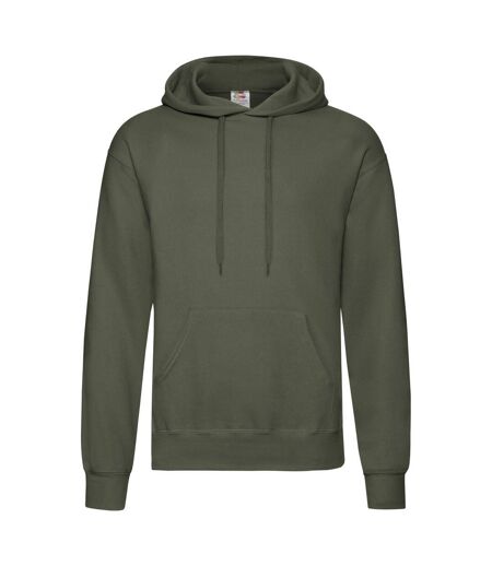 Sweat À Capuche Classic Homme Olive Classique Fruit Of The Loom