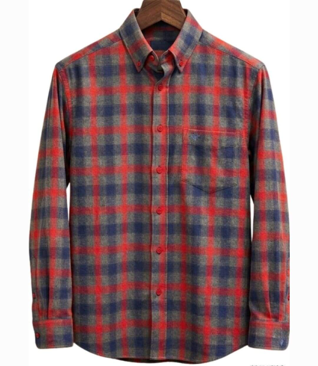 Chemise à carreaux homme WINCHESTER TARGET à carreaux gris : le confort thermique du pur coton gratté-2