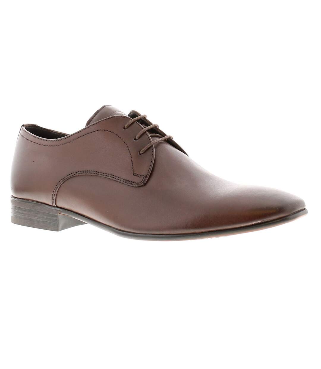 Derbies seymour homme marron foncé Base London-1