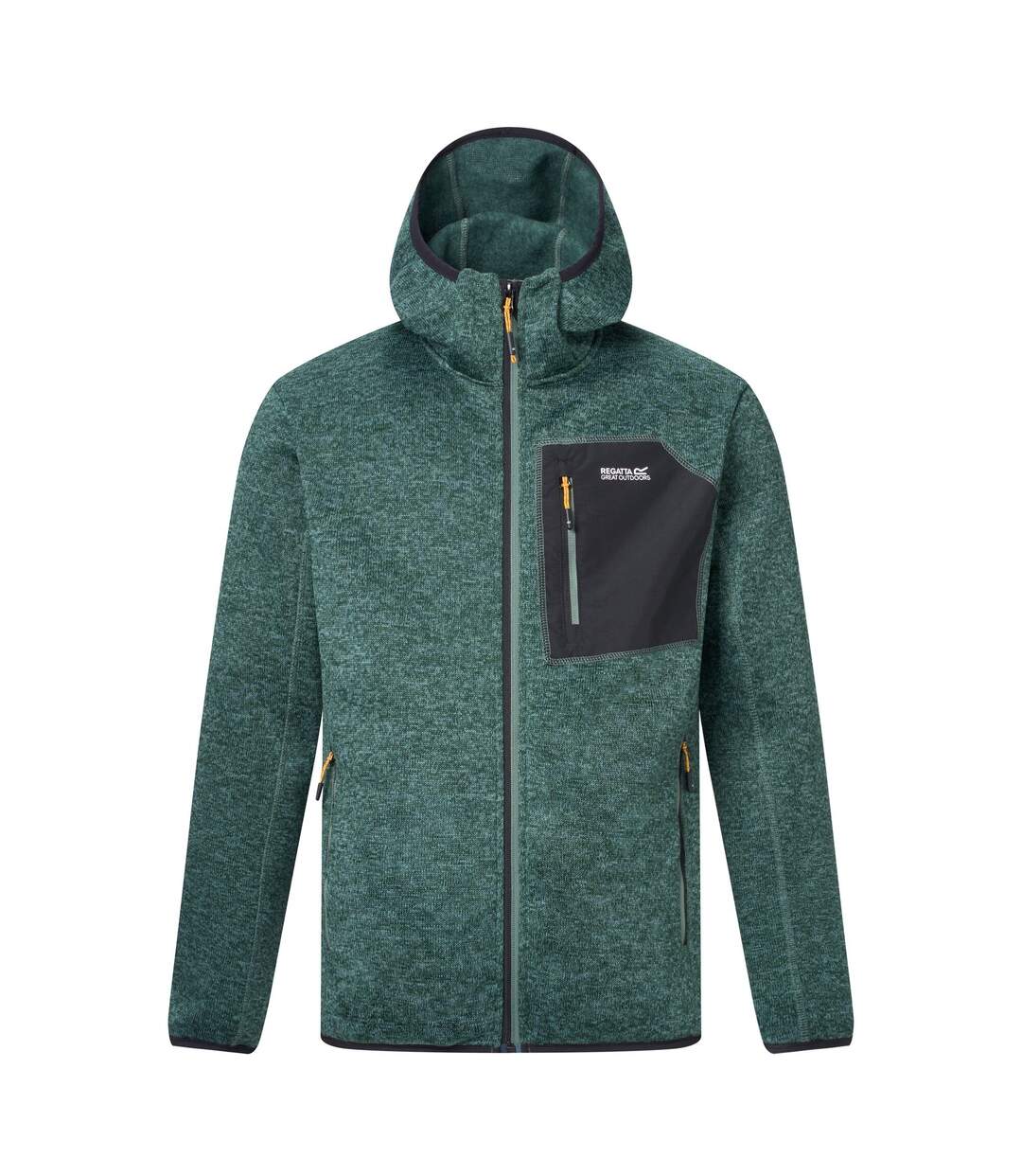 Veste Polaire Newhill Homme Vert Gris Foncé Regatta-2
