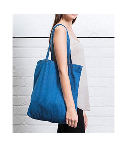 Mantis Denim Tote Bag (Denim Blue) (One Size) - UTPC3667