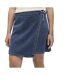 Jupe portefeuille denim bleu femme vero moda wrap-1