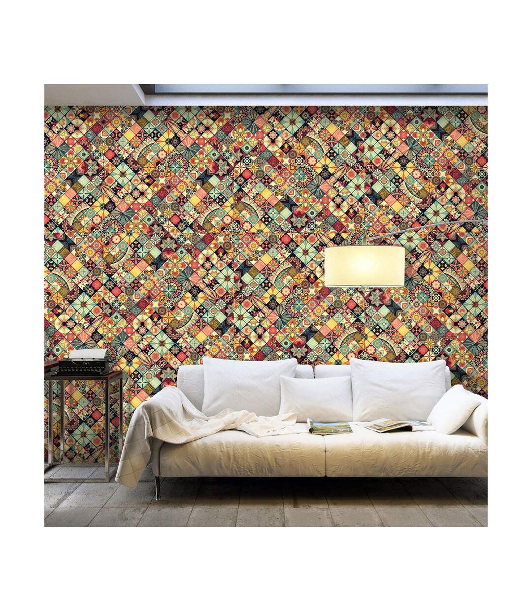 Papier Peint XXL Rainbow Mosaic 280x500cm-1
