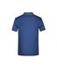Polo Motif/style Rayures Contrastées Homme Bleu Marine Blanc James And Nicholson-2