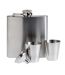 Slimmy flask hip flask set one size matt silver MidOcean-3