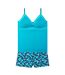 Top-short turquoise Savane