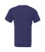Canvas T-shirt Jersey Hommes Bleu Marine Bella + Canvas-3
