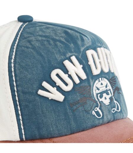 Casquette trucker avec effet usé avec broderie Xavier Vondutch