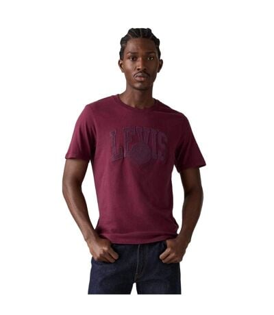 T-shirt Motif Logo Classique Homme Violet Levis