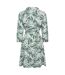 Womens/ladies porto woven button through shirt dress khaki green Mountain Warehouse-2