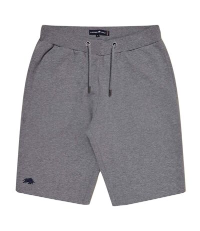 Mens Classic Jersey Shorts Grey Marl Raging Bull