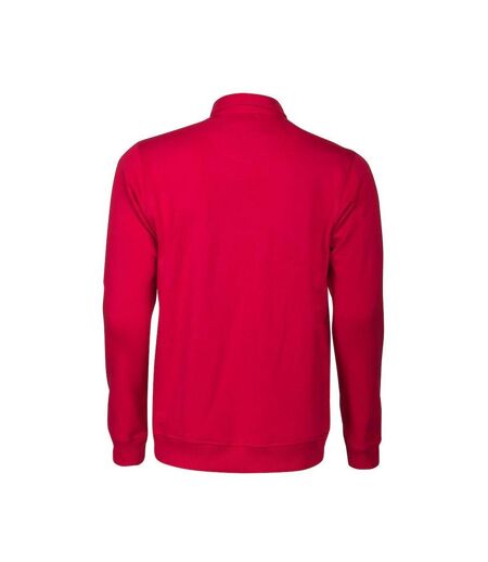 Unisex Adult Homerun Long-sleeved Polo Shirt Red Printer