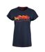 T-shirt gallopers femme bleu marine Weird Fish