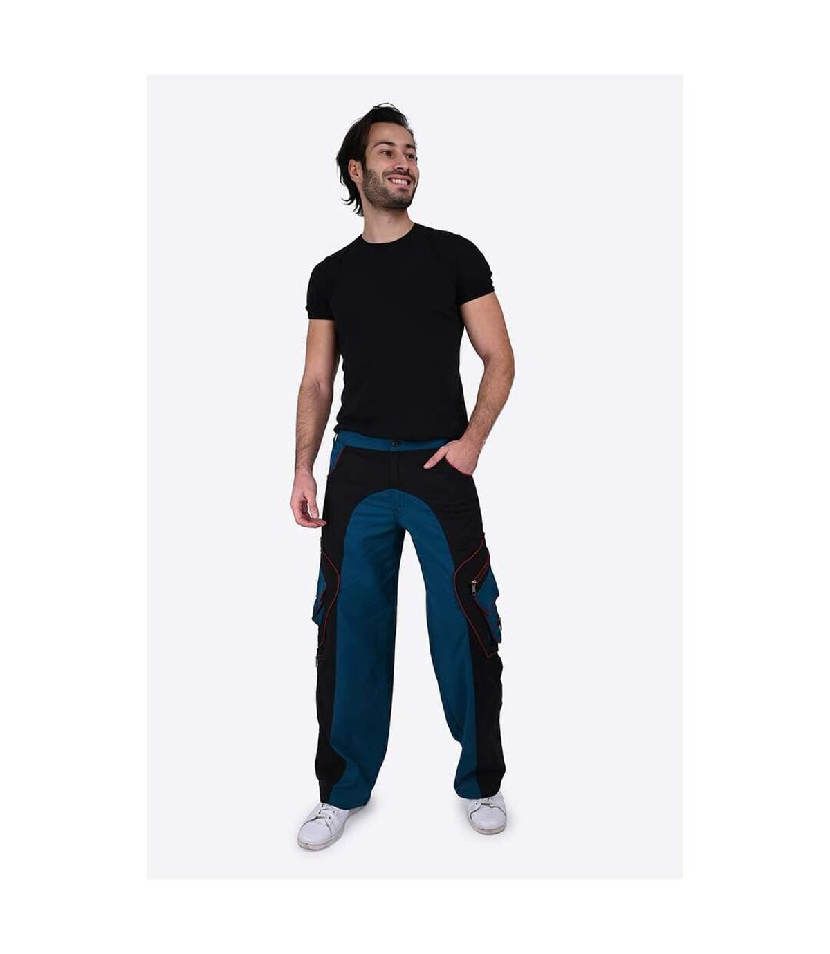 Pantalon bicolore multi poches - NAMASTE