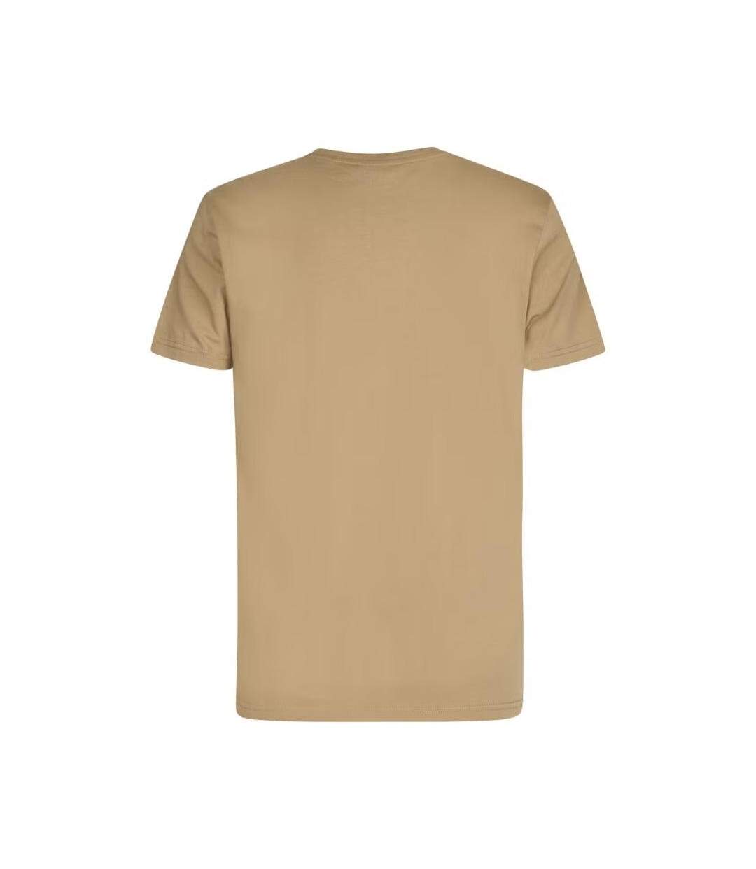 T-shirt marron clair homme petrol industries tsr002-9999-2