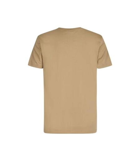 T-shirt marron clair homme petrol industries tsr002-9999