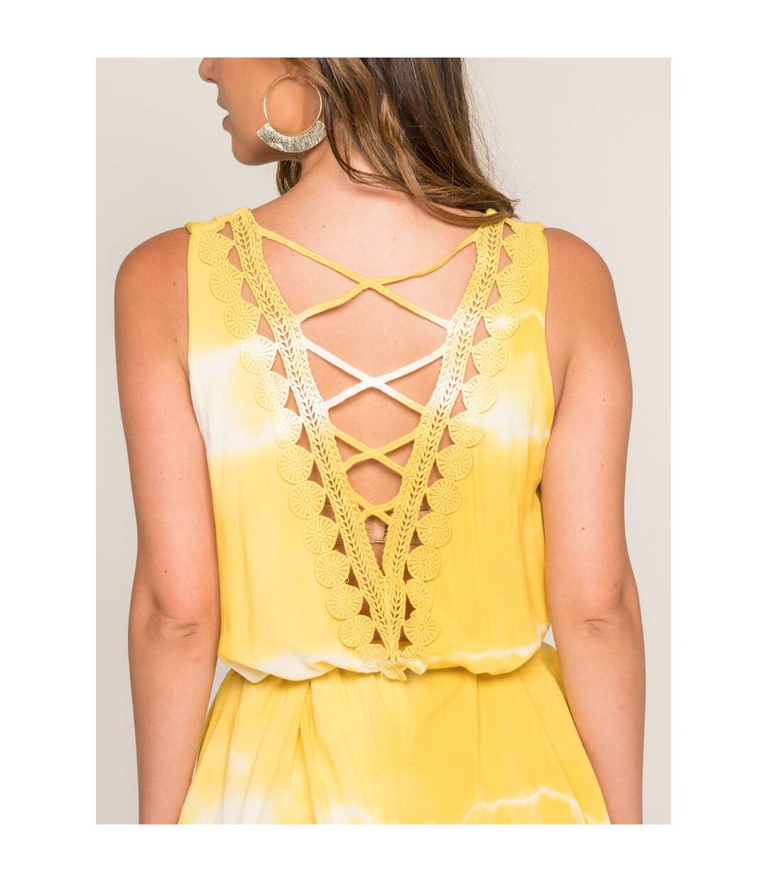 Robe courte imprimée IGNES - Dona X Lisa-3