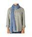 Écharpe Motif/style Lignes Adulte Taille Unique Bleu Spasso-2