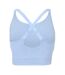Brassière De Sport Motif/style Ajustable Femme Bleu Pâle USA-3