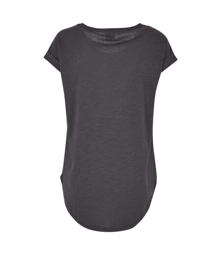 T-shirt Femme Gris Foncé Build Your Brand
