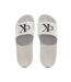 Claquette beige homme calvin klein jeans slide-3
