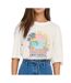 T-shirt blanc femme jdy los angeles - l-1