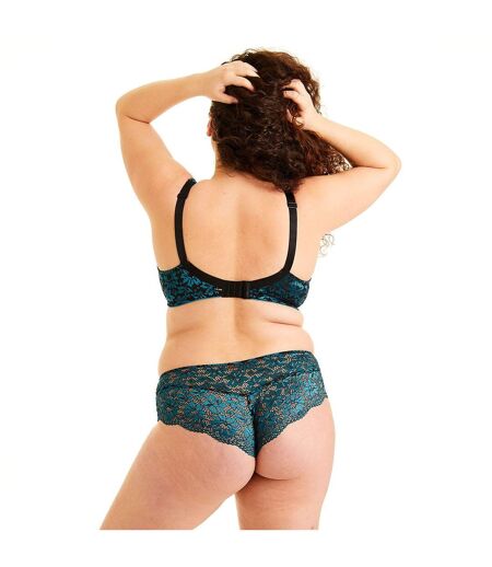 Soutien-gorge grand maintien turquoise Bergamote