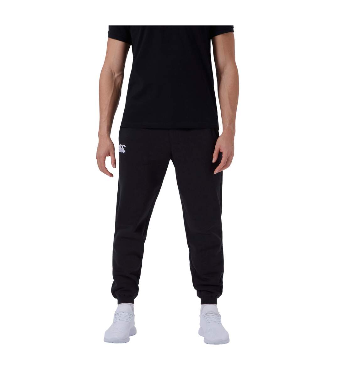 Mens Leisure Jogging Bottoms Black Canterbury-1