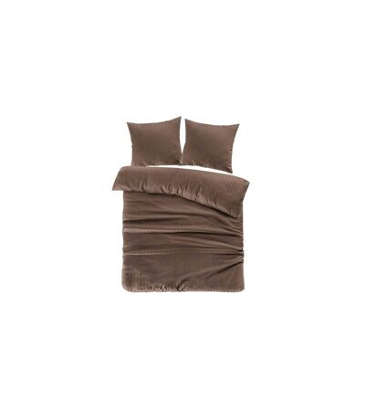 Parure de Lit 3 Pièces Valerina 240x220cm Marron