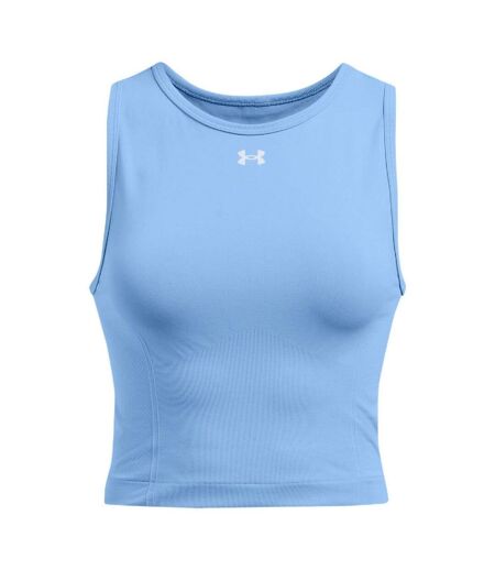 Womens/ladies Seamless Tank Top Blue Under Armour