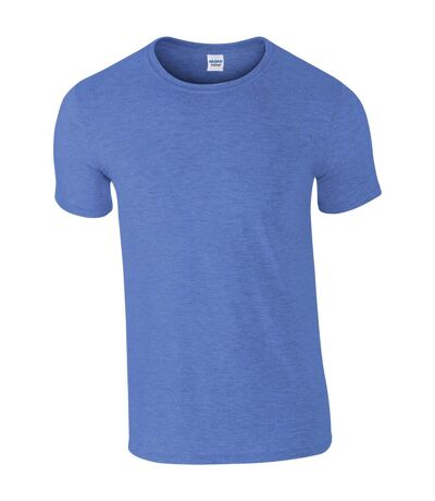 Mens softstyle ringspun t-shirt heather royal Gildan