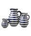 Pichet en Céramique Granada Rayure 0,5L Bleu Cobalt-2