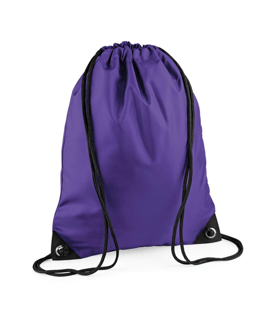 Premium Drawstring Bag One Size Purple Bagbase-1
