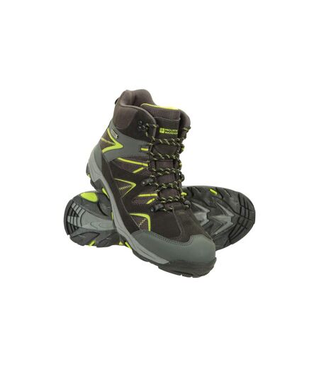 Mountain Warehouse Mens Rapid Suede Waterproof Boots (Black) - UTMW1353