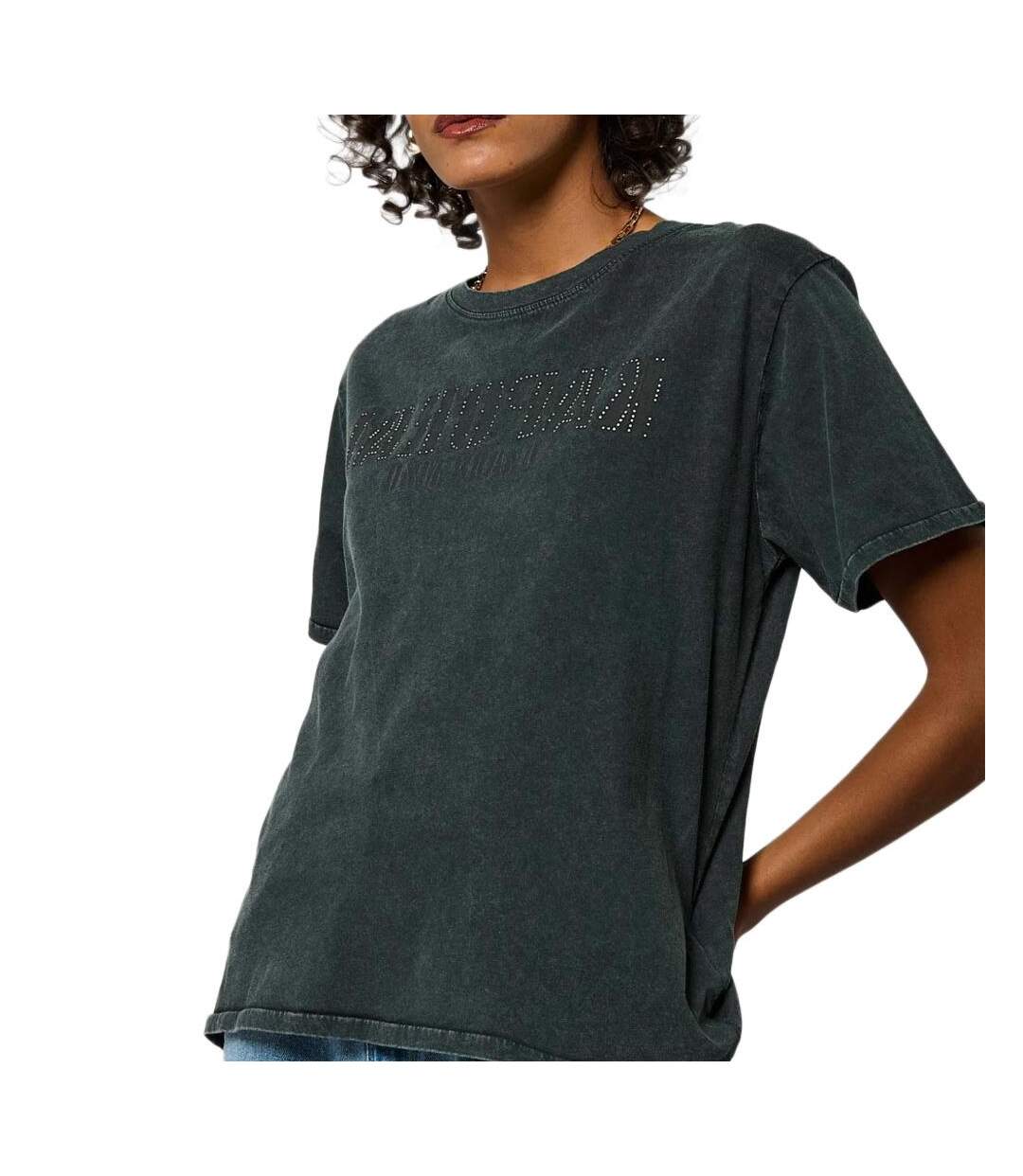 T-shirt anthracite femme kaporal sarmy-1