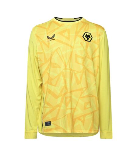 Unisex Adult Wolves Goalkeeper Jersey Blazing Yellow Castore