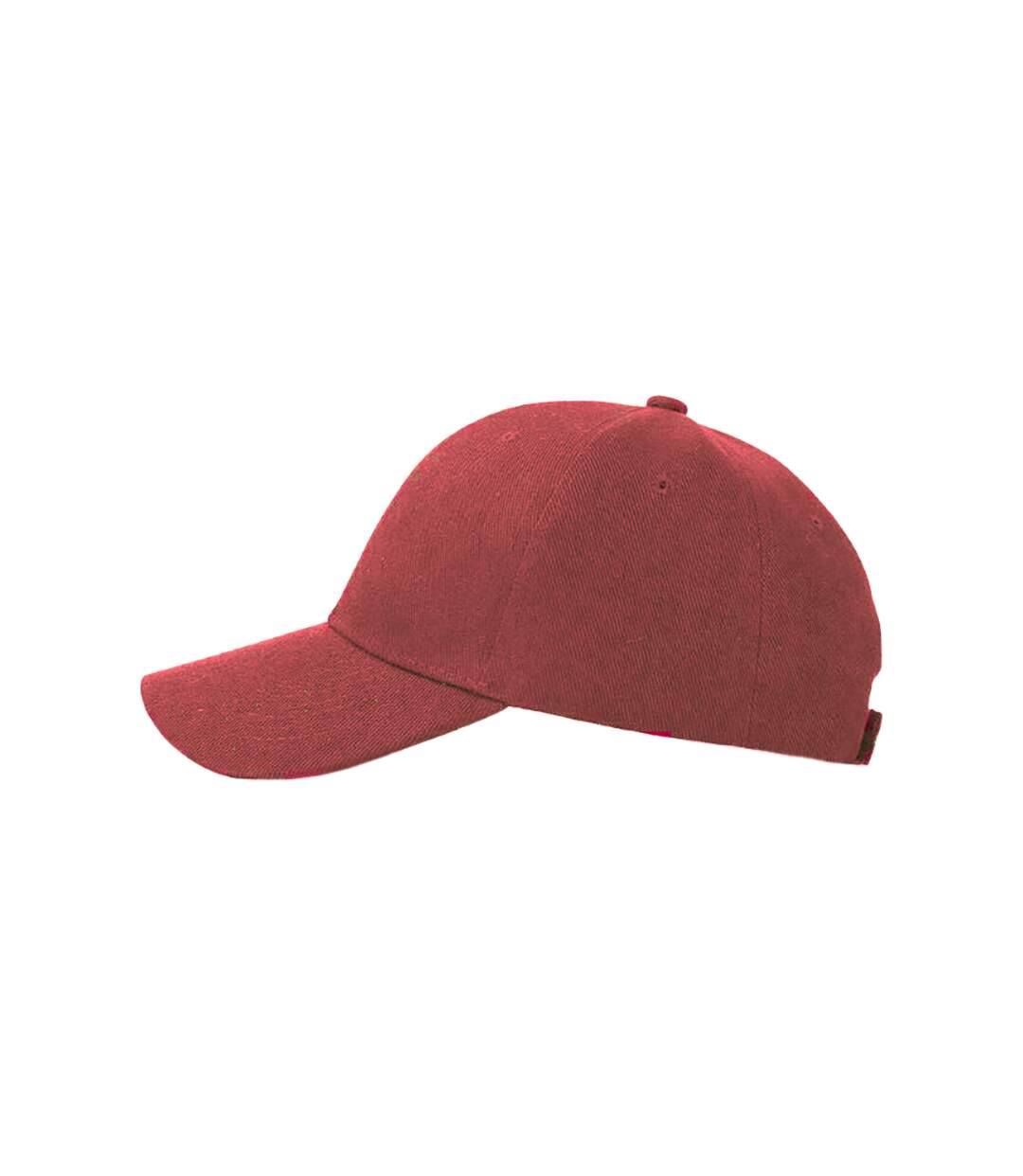 Lot de 2  casquettes unies adulte bordeaux Result