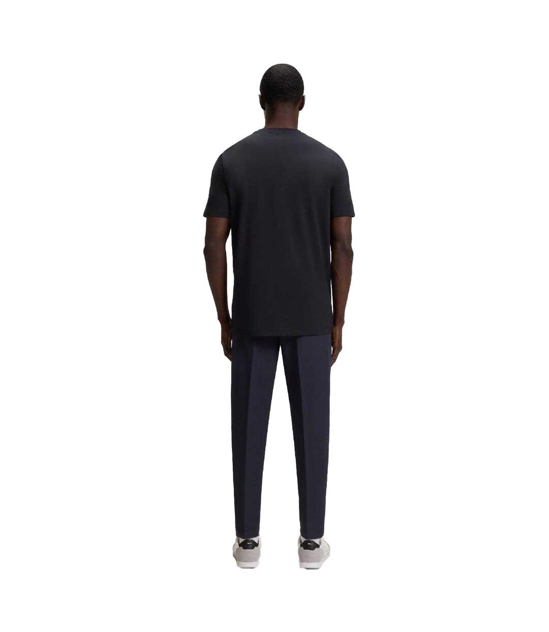 T-shirt Motif/style Logo Contrasté Homme Bleu Foncé Boss-3