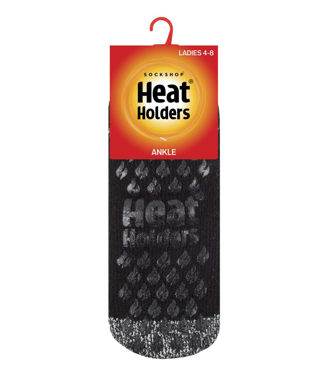 Heat Holders - Ladies Thermal Non Slip Ankle Slipper Socks-2