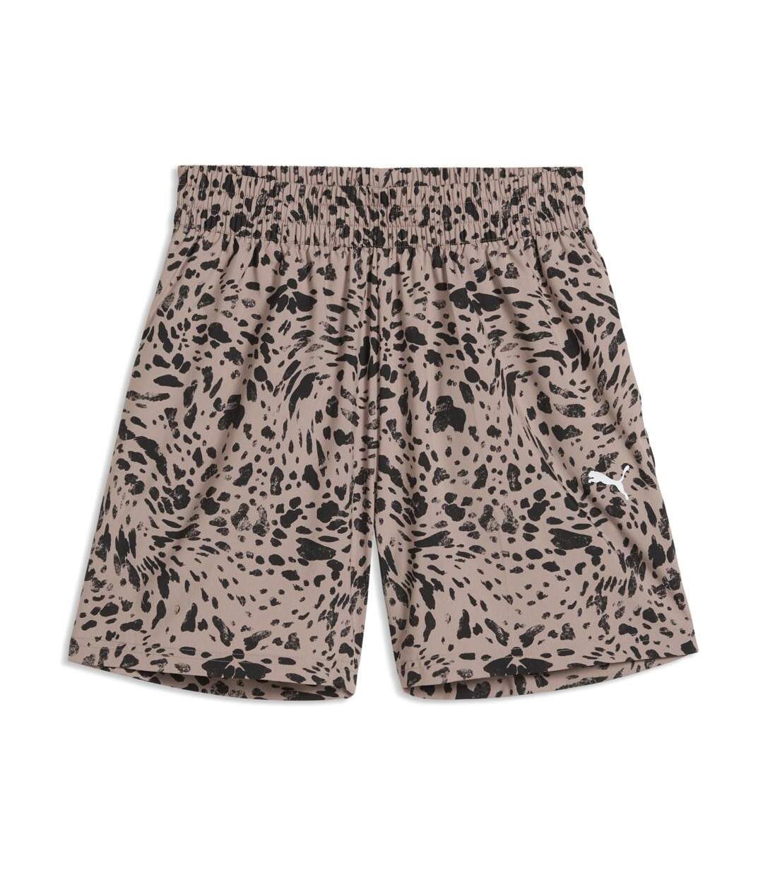 Short beige/noir femme puma ess graphic-1