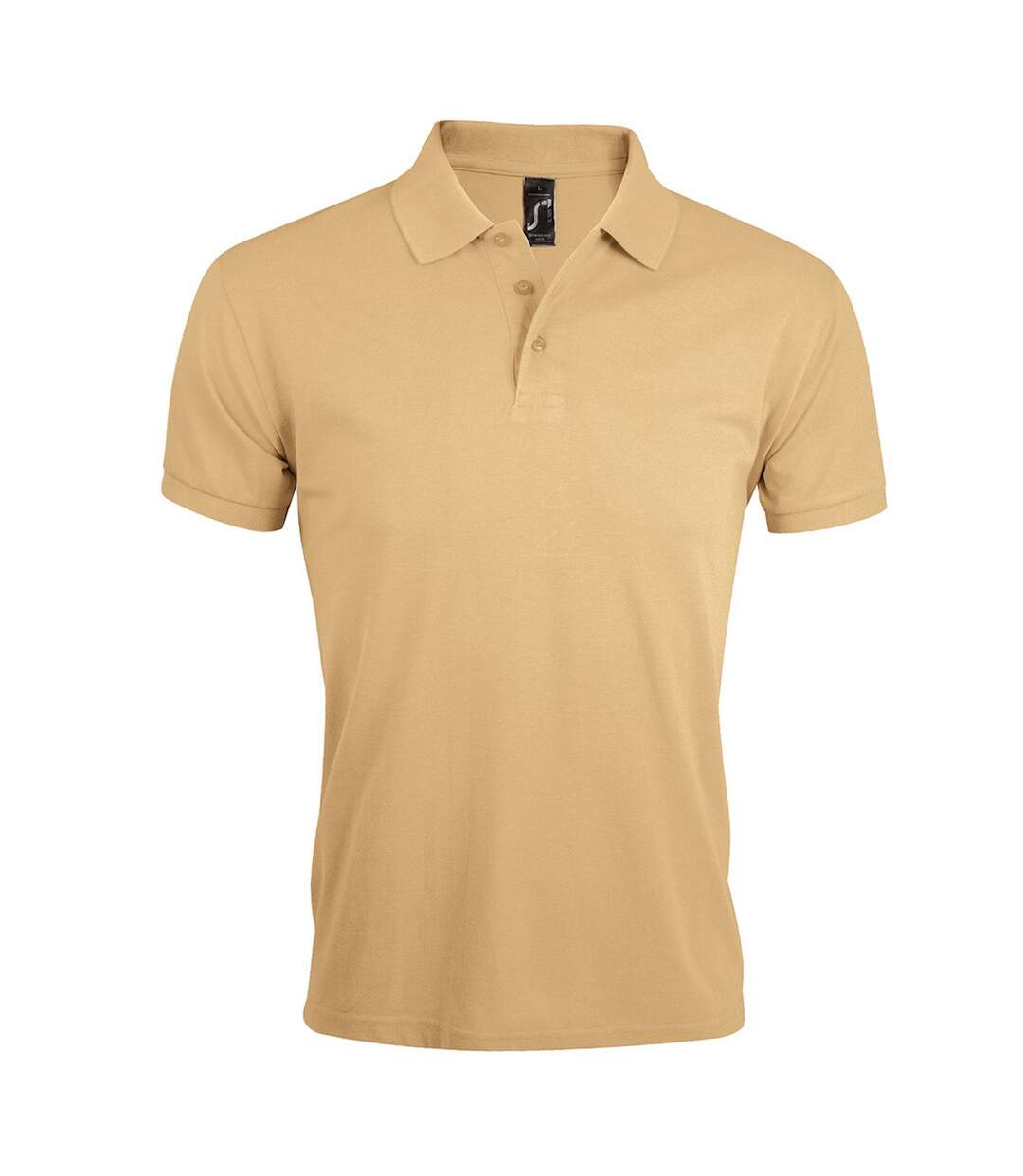 SOLs Mens Prime Pique Plain Short Sleeve Polo Shirt (Sand) - UTPC493