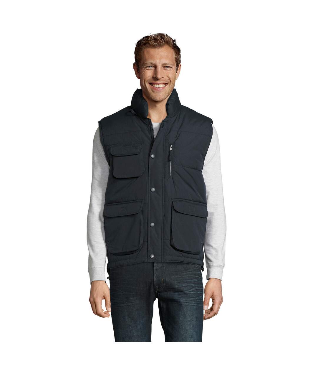 Veste Sans Manches Viper Adulte Vert Kaki SOLS-1