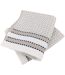 Serviette invité coton  SANTORINI Liteau-1