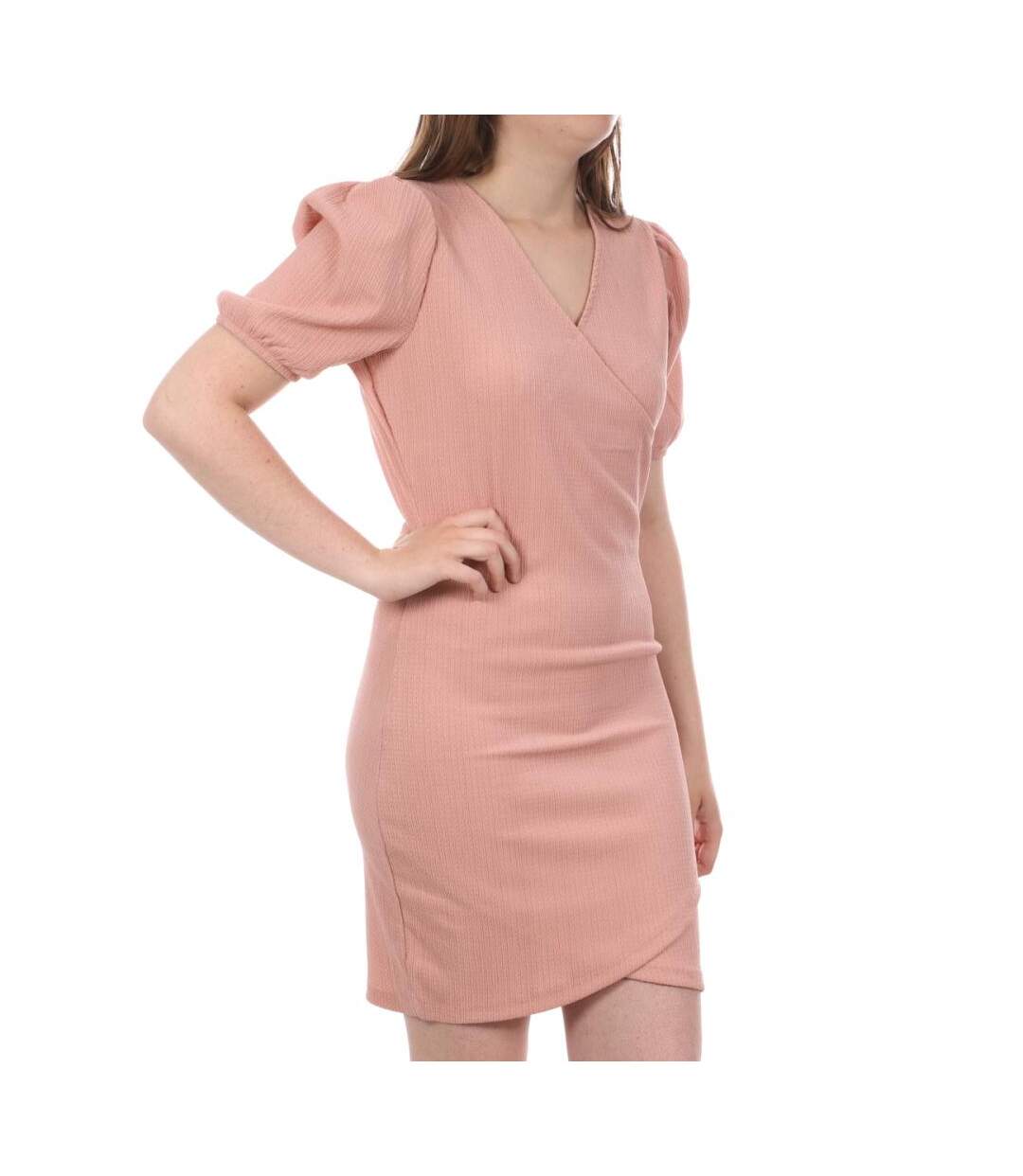 Robe Tulipe Rose Femme Vero Moda Elisa - S-1